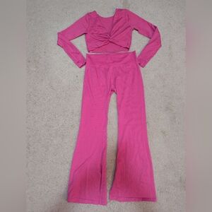 JoyLab Matching Pink Athletic Yoga Set